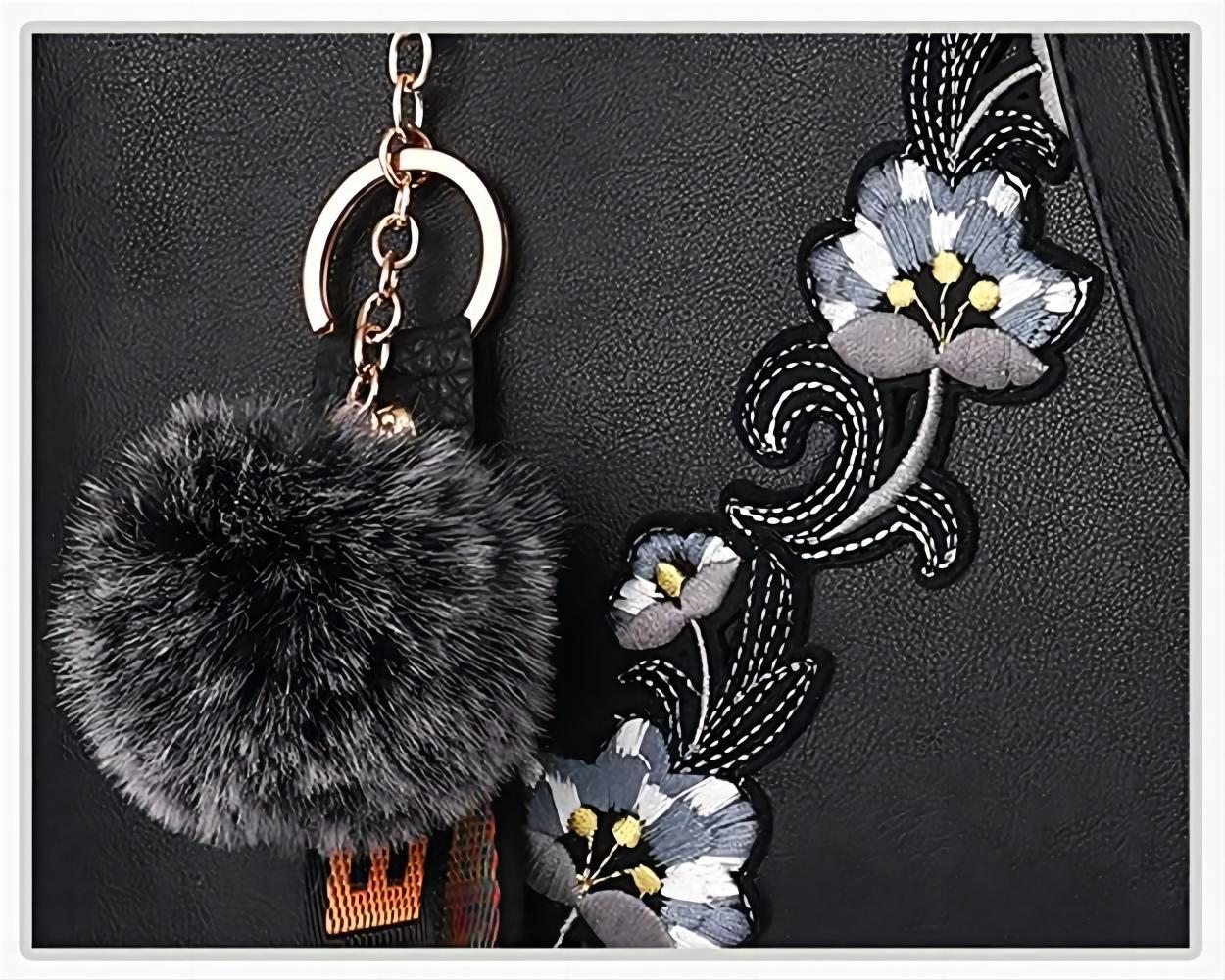 Handbags Fashionable Women's Handbags For Ladies Flower Pattern Crossbody Bags Splicing Color Shoulder Bags