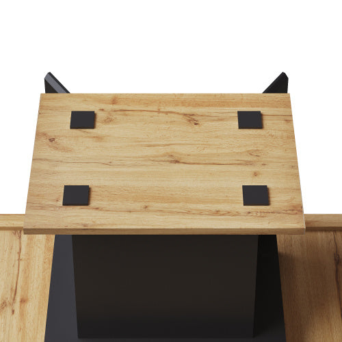 Telescopic Dining Table 110-140x80cm, Foldable Kitchen Table For 4-6 People, Extendable Dining Table, Space-saving Kitchen Table, For Kitchen And Living Room, Table With A Checked Pattern